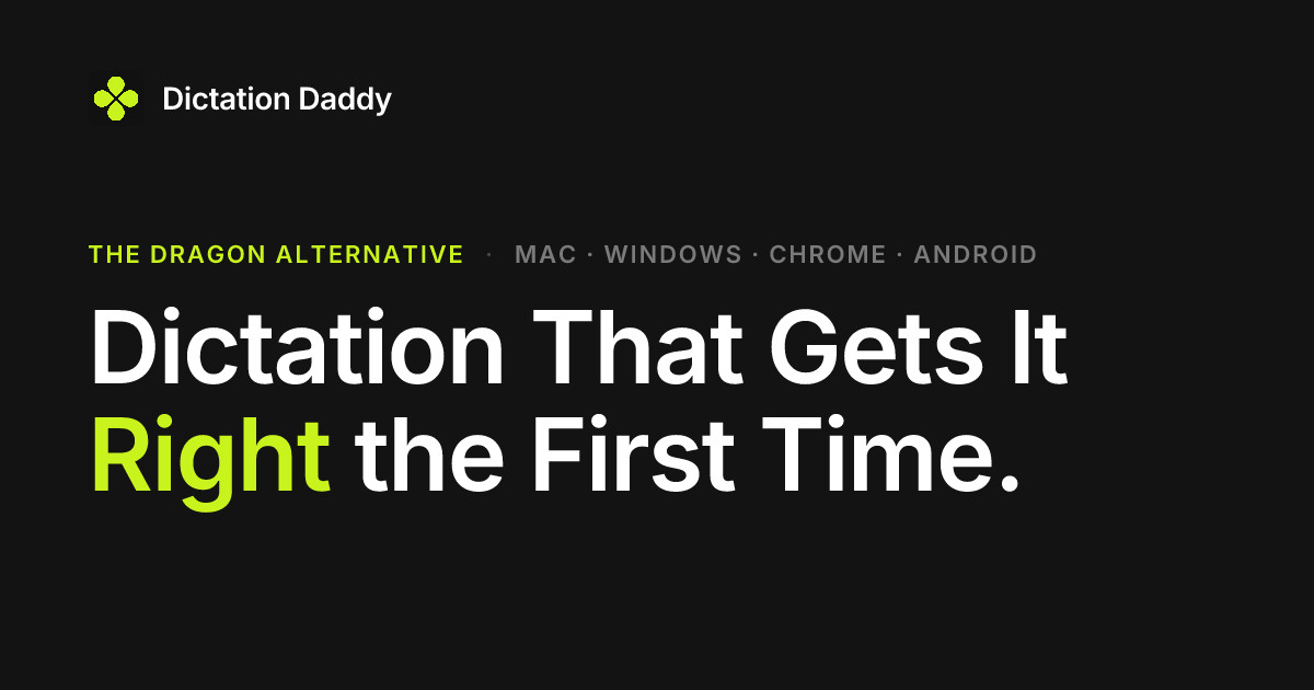 Dictation Daddy screenshot 1